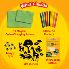 Skillmatics googly eyes add playful texture to crafts.