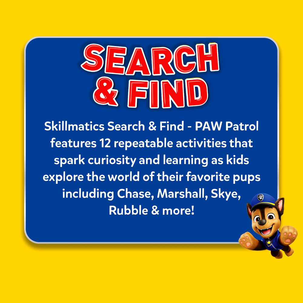 Skillmatics PAW Patrol on the go learning for trips and quiet time