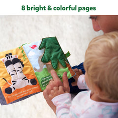 Skillmatics Peek-A-Boo Jungle Book crinkle pages invite tactile exploration.