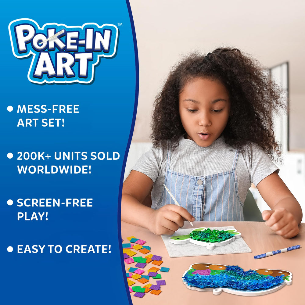 Skillmatics Poke-in Art colorful fabric squares for vibrant creative decorating