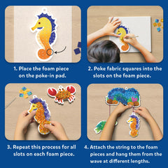 Skillmatics Poke-in Art stands help precise placement during crafting