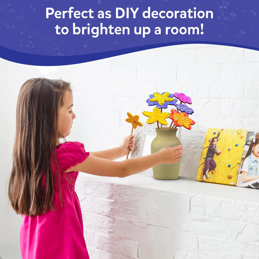 Skillamics poke-in sticks guide fabric into petals for easy assembly.