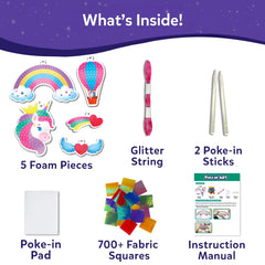 Skillmatics Poke-in Art poke-in sticks securely hold fabric designs