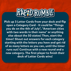 Travel-friendly Rapid Rumble case for on-the-go family fun