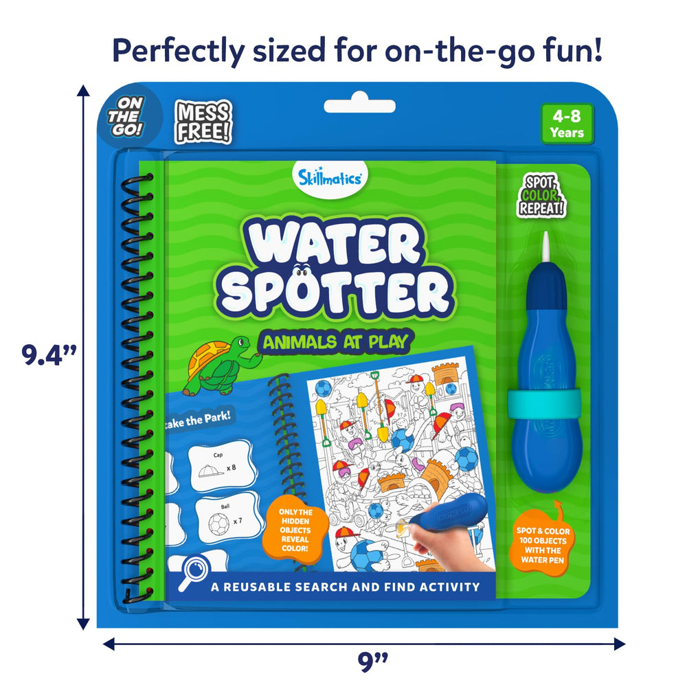 Skillmatics Water Spotter durable, non-toxic materials ensure safe play