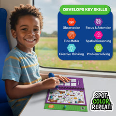 Skillmatics Water Spotter compact spiral design for travel play