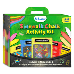 Skillmatics sidewalk chalk set ideal for schools, camps, and recreation centers.