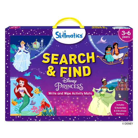 Skillmatics Disney Princess mats front scene invites imaginative exploration and learning