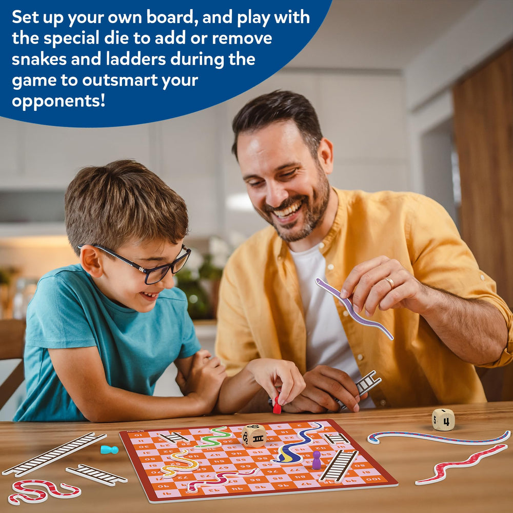 Skillmatics Snakes & Ladders magnetic snakes add strategic twists on each turn