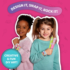 Skillmatics Snap Bandz foam stickers add sparkle to each band