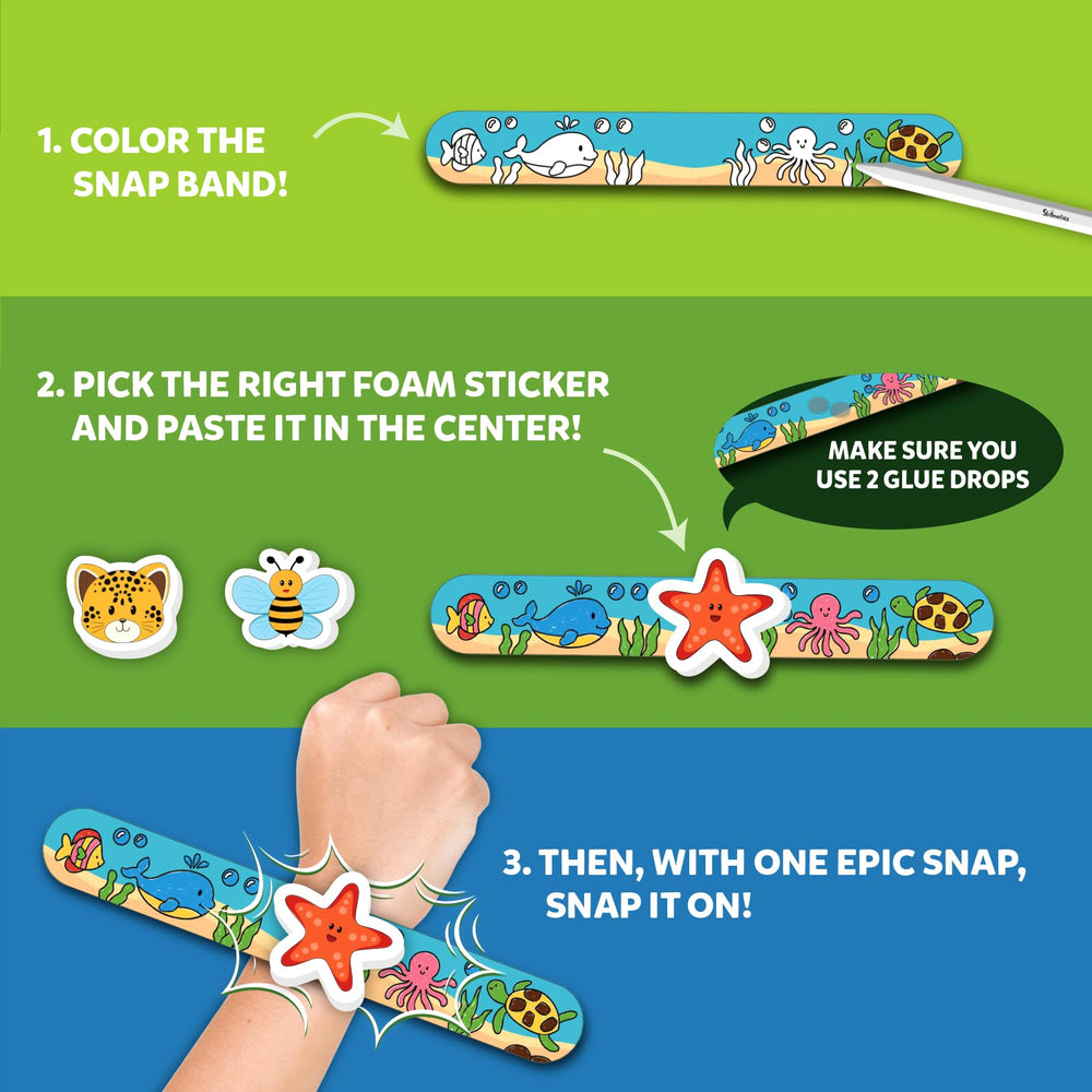 Skillmatics Snap Bandz instruction manual guiding easy start