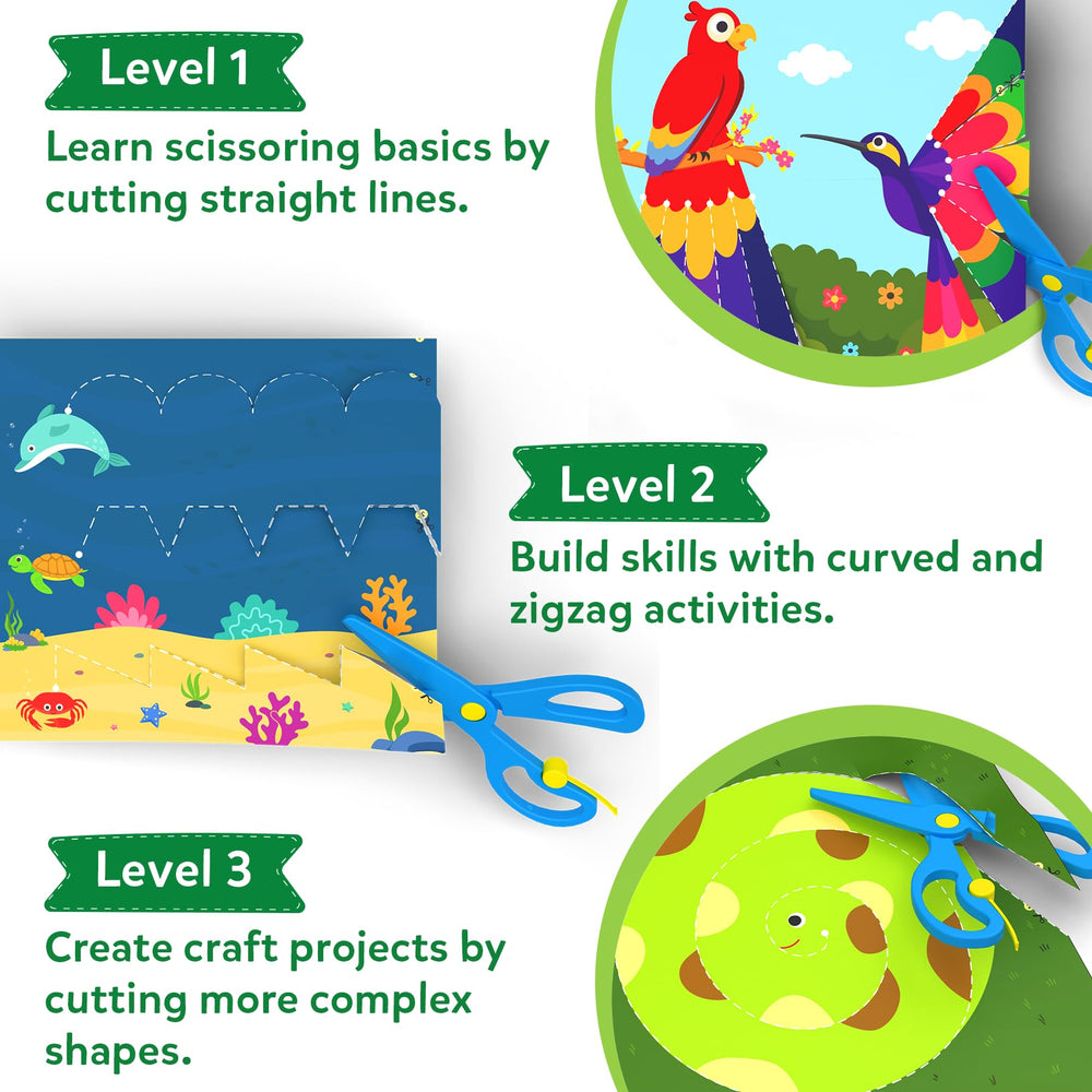 Skillmatics Snip Snip Animals felt pieces ready for hands-on crafting.