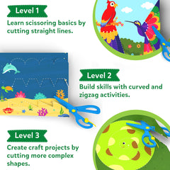 Skillmatics Snip Snip Animals felt pieces ready for hands-on crafting.