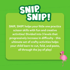 Skillmatics Snip Snip Animals child-friendly kit for screen-free fun.