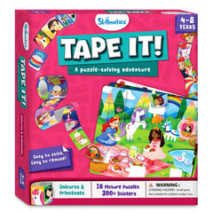 Skillmatics Tape It travel-friendly kit ideal for on-the-go fun.