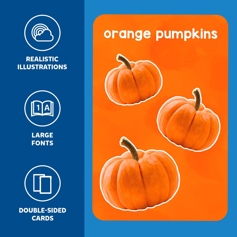 Skillmatics thick flash cards hand-size—easy-to-hold format for small hands.