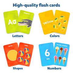 Skillmatics thick flash cards numbers—clear numerals to support counting practice.