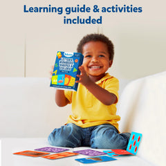 Skillmatics thick flash cards shapes—colorful geometry basics for toddlers.