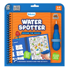 Skillmatics Water Spotter book cover showcases compact travel design for learning on the go.