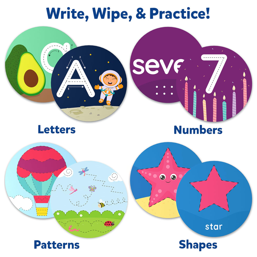 Skillmatics Write & Learn cards patterns: master simple patterns and sequencing.