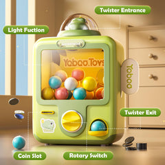 Skirfy claw machine features music and lights for engaging play