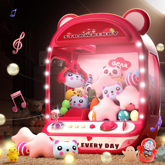 Skirfy Claws Machine unicorn prizes on display promote imaginative play and collectable fun.