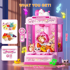 Skirfy Claws Machines displays 20 mini plush toys inside for rewards and surprise prizes.