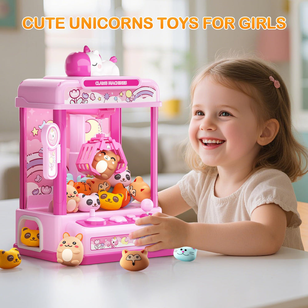 Skirfy Claws Machines joystick control action showing easy gameplay for kids.