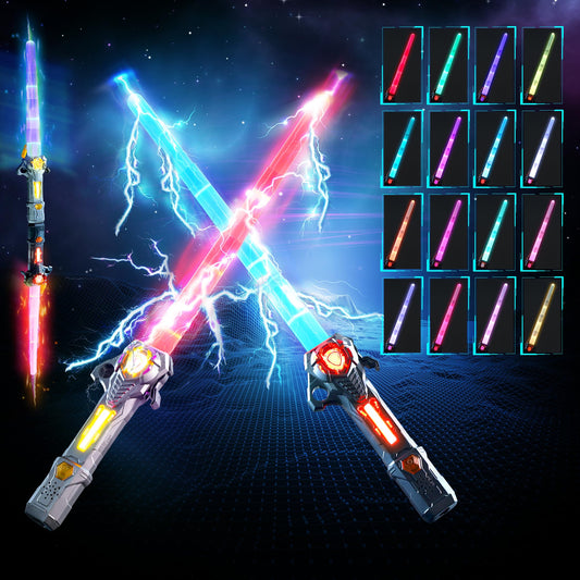 Skirfy Lightsabers 2-Pack color-change blades for imaginative play