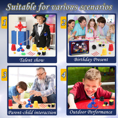 Skirfy Magic Tricks Kit tricks sampler introduces a variety of kid-friendly illusions