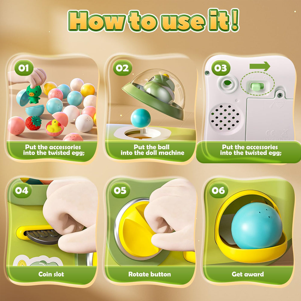 Skirfy prize dispenser designed for home use and family play