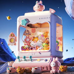 Skirfy Space Claw front view pink, inviting safe arcade play for kids