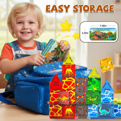 Durable metal storage box keeps all tiles neatly contained
