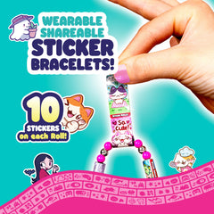 Sky Castle Sticki Rolls 144 colorful beads enable vibrant bracelet styling.