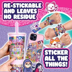 Tactile, shimmering visuals from Sky Castle Sticki Rolls brighten your collection.