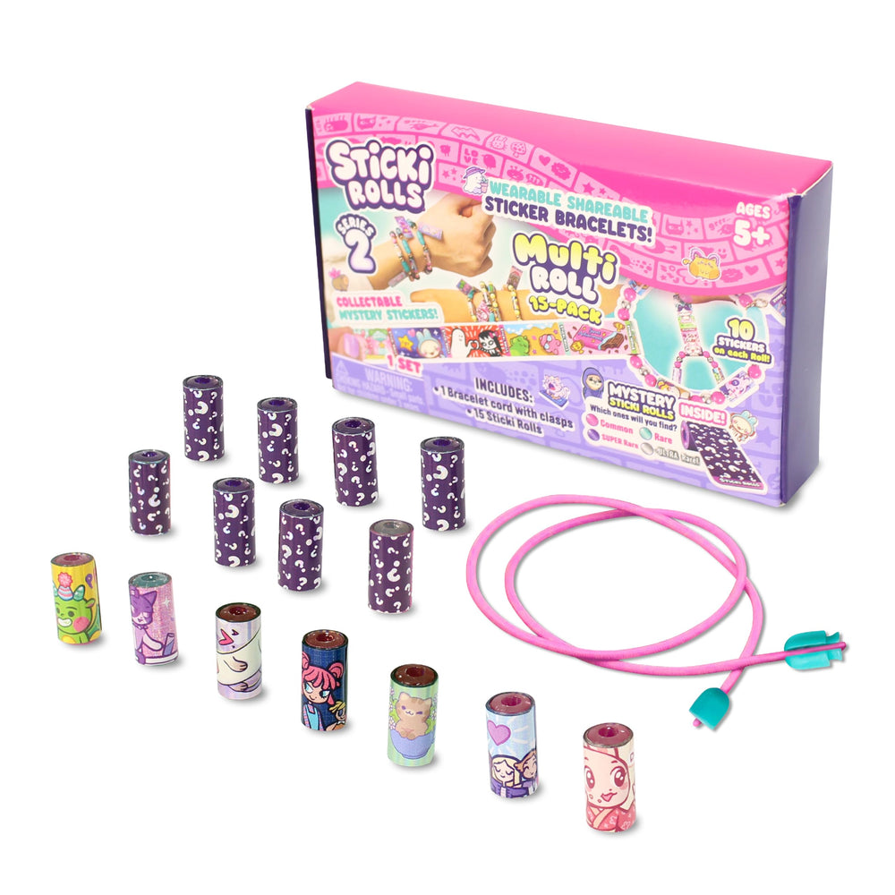 Sky Castle Sticki Rolls collector pack front view for wearable, shareable stickers on belongings.