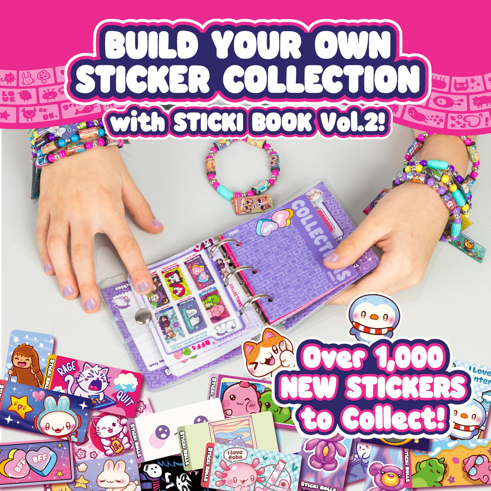 Mystery Sticki Rolls reveal ultra-rare holographic designs from Sky Castle Sticki Rolls.