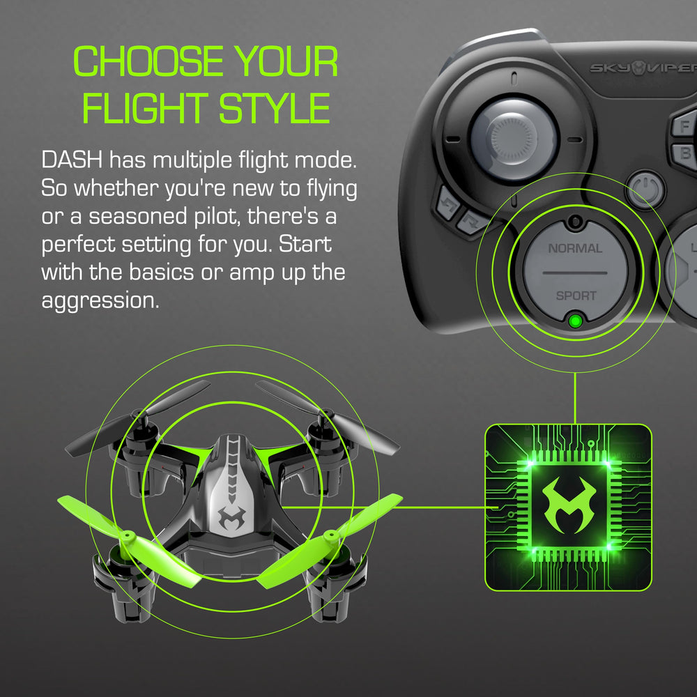 Sky Viper Dash Nano replacement propellers come included.