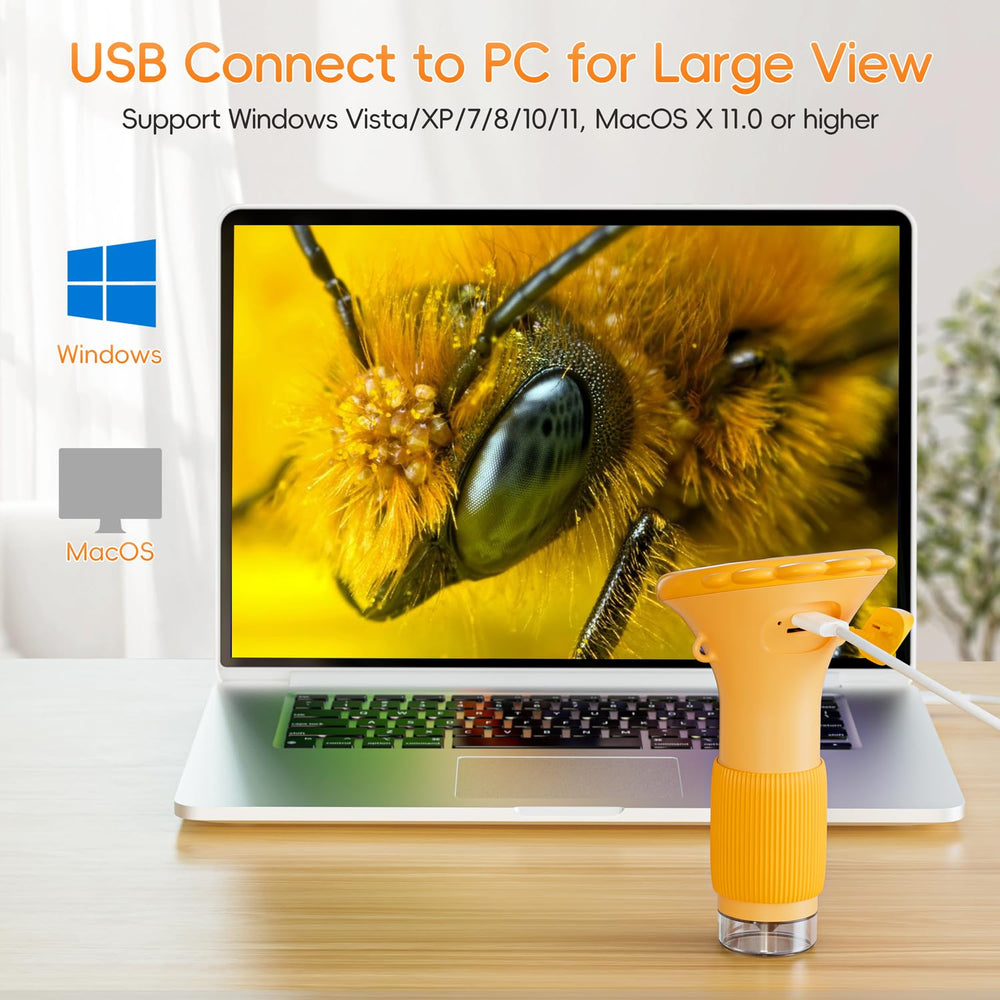 SKYBASIC USB connection enables PC viewing on Windows and Mac