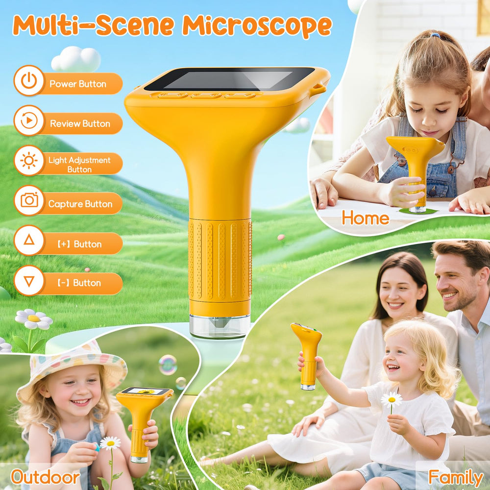 SKYBASIC microscope connects to PC for larger-screen viewing