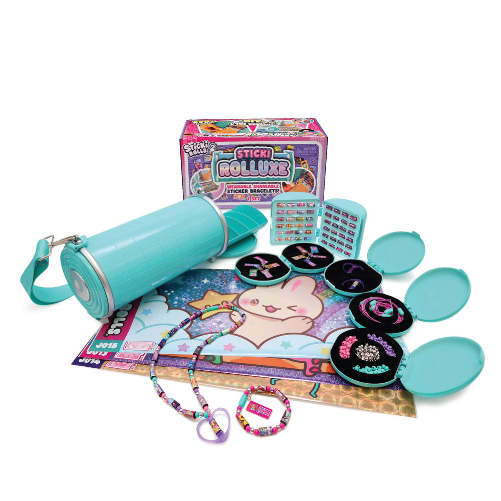 Sky Castle Sticki Rolluxe 2 teal bag with storage pods for organized crafting supplies.