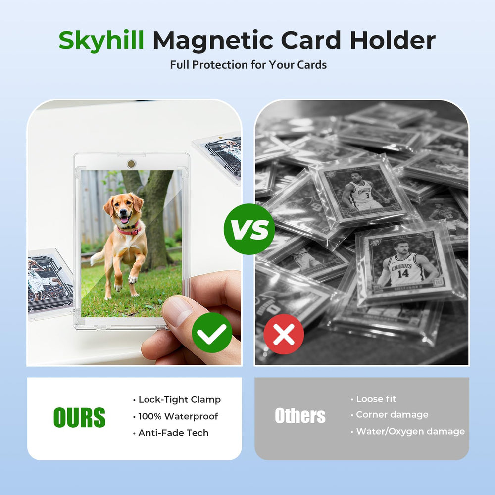 Skyhill 200 protective sleeves included for complete 1:1 protection.