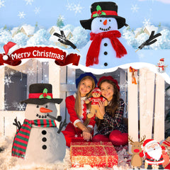 Skylety snowman decor kit mouth items for friendly smiles.