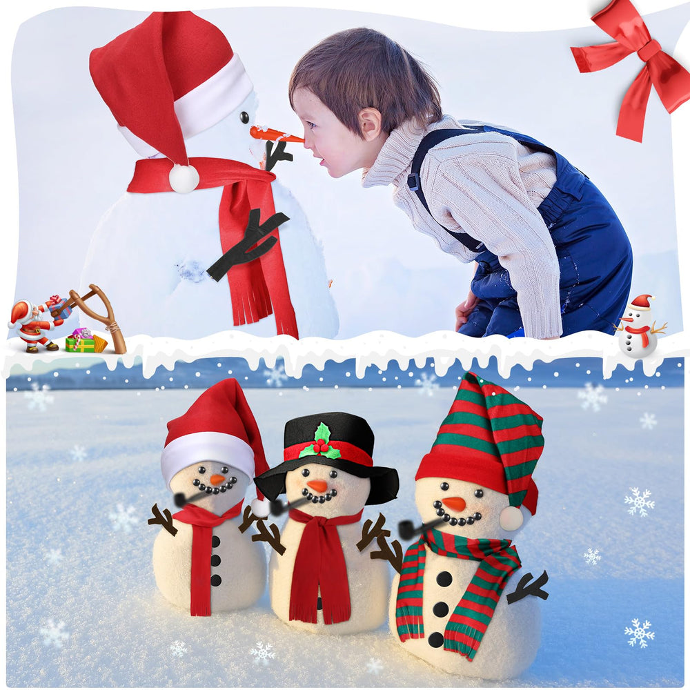 Skylety snowman decor kit package content shows complete set.