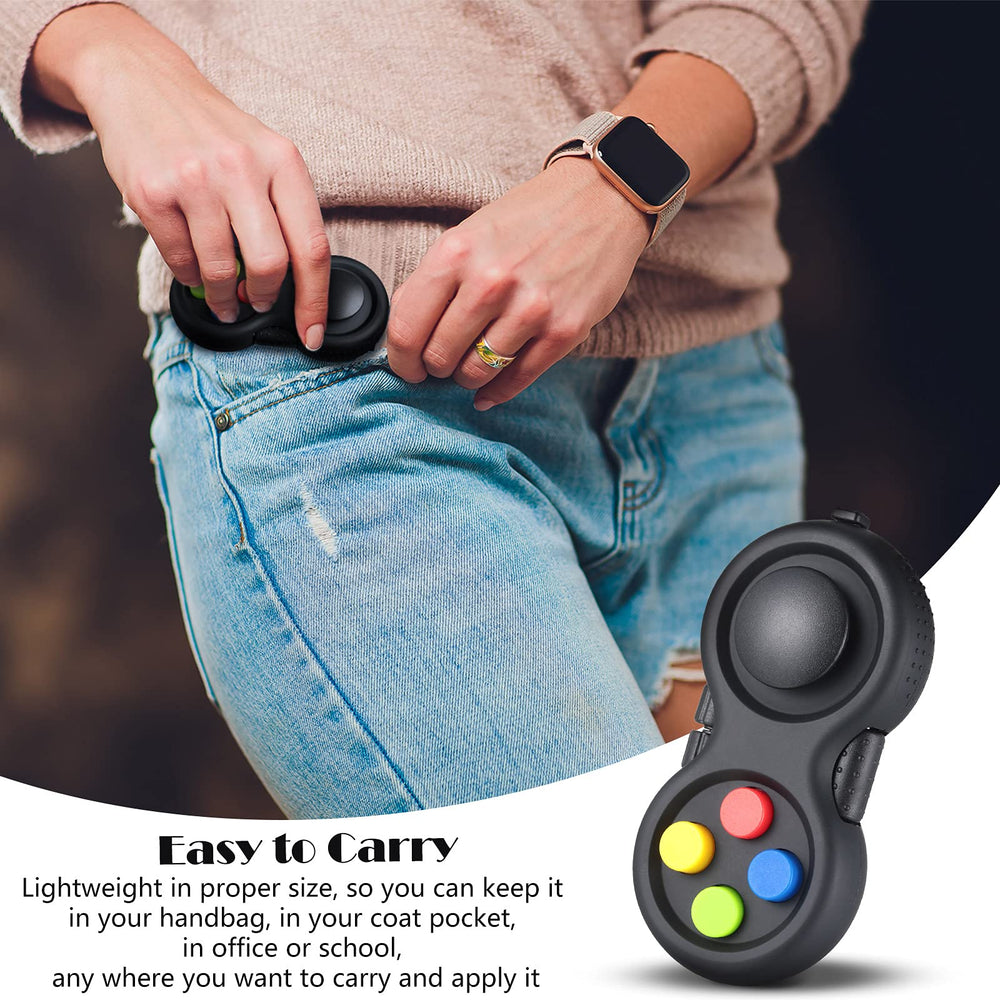 Skylety cam fidget pad in-office use for brief, quiet tasks.