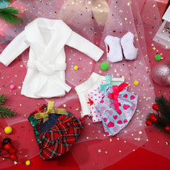 Skylety dot skirt for dolls adds playful charm to outfits