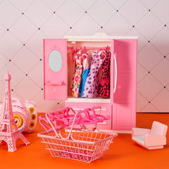 Compact dimensions fit dollhouses without crowding shelves or floors.