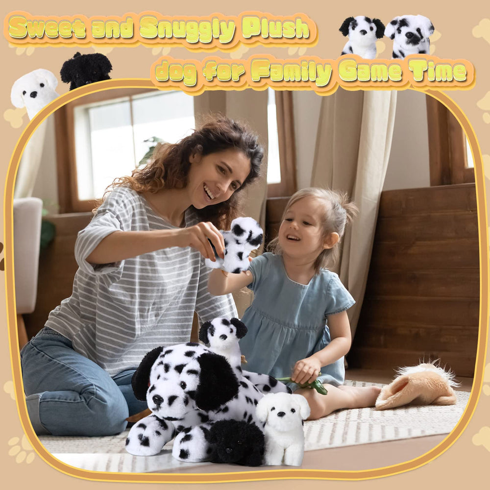 Skylety dalmatian vacuum-packed packaging: easy storage and quick fluff refresh.