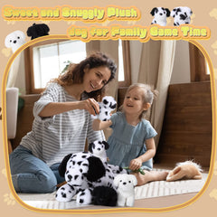 Skylety dalmatian vacuum-packed packaging: easy storage and quick fluff refresh.