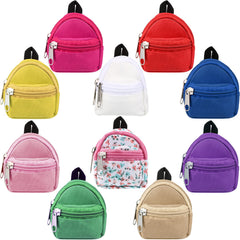 Skylety doll backpacks in a colorful set for quick outfits and storage
